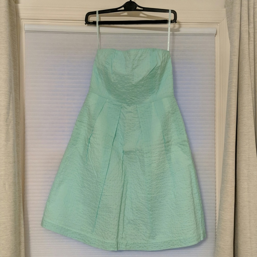 New with tag, mint green j crew dress